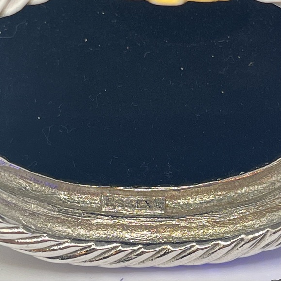 Vintage Two Tone Cable Bracelet & Earrings Bundle Silver Gold 90s - Picture 11 of 12